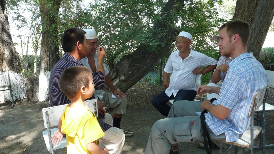 Kyrgyzstán - během výzkumu u etnické menšiny Dunganu