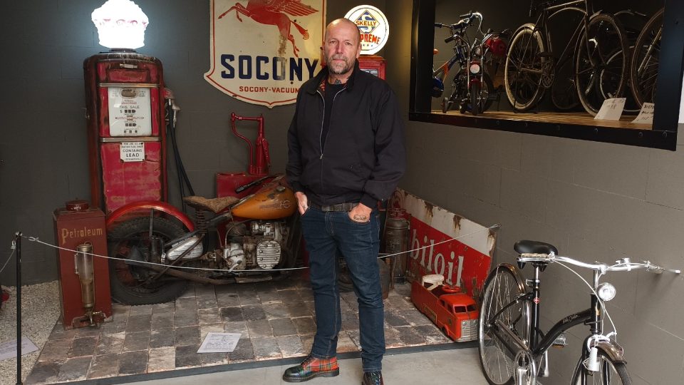 Richard Harley Banát je zakladatelem a majitelem muzea | foto: Silvie Pospíšilová, Český rozhlas Richard Harley Banát je zakladatelem a majitelem muzea