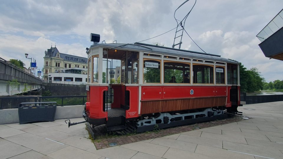 Obyvatelé Těšína se poprvé svezli elektrickou tramvají v roce 1911 | foto: Petra Štrymplová, Český rozhlas Obyvatelé Těšína se poprvé svezli elektrickou tramvají v roce 1911