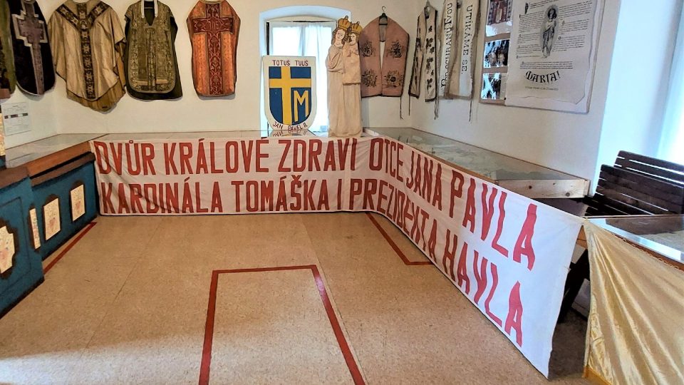 Expozice v bývalém bytě pověžného