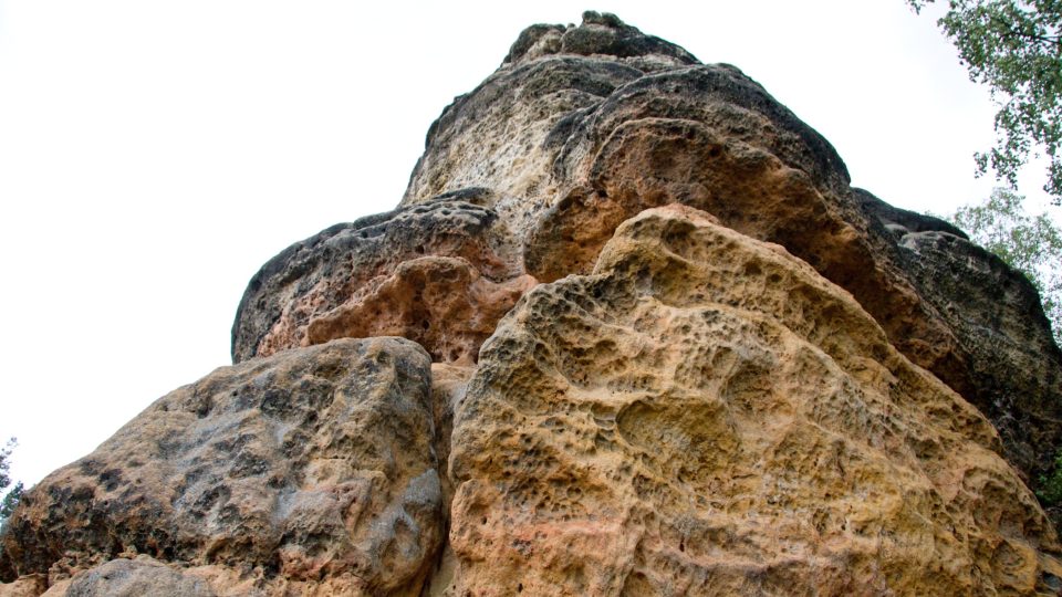 Detail skalního útvaru Džbán