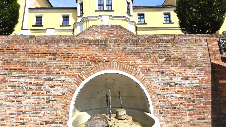 Na Jižních terasách se nachází i nevšední fontána | foto: Vladislava Wildová, Český rozhlas Na Jižních terasách se nachází i nevšední fontána