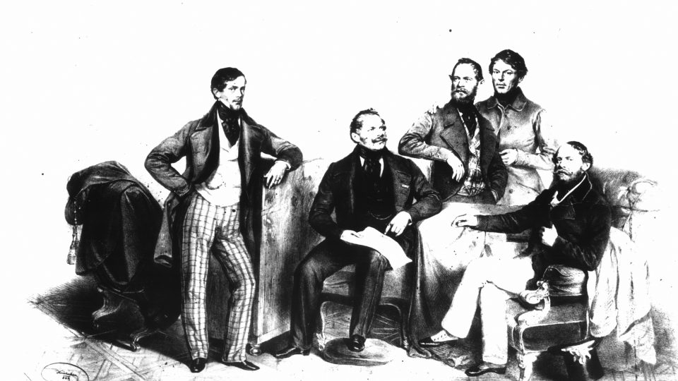 Obraz Bratří Kleinů z roku 1849.jpg