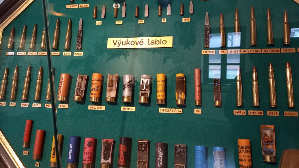 Mají tu i výukové tablo s náboji