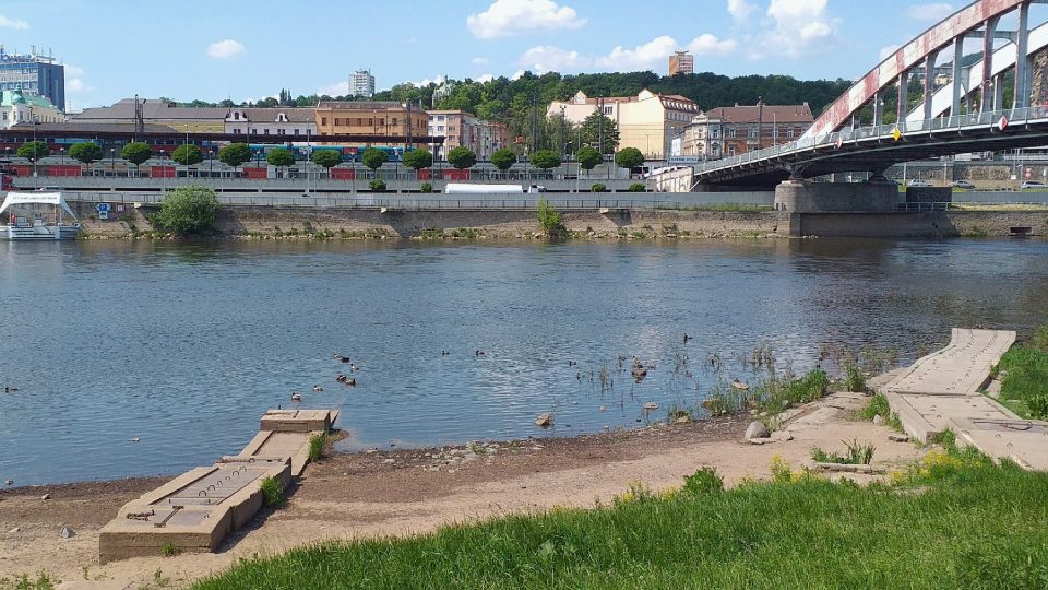 Z cyklostezky se můžete kochat pohledem na centrum Ústí nad Labem