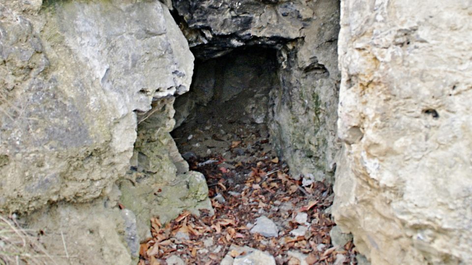 I ve Státním lomu najdeme drobné jeskyňky.JPG