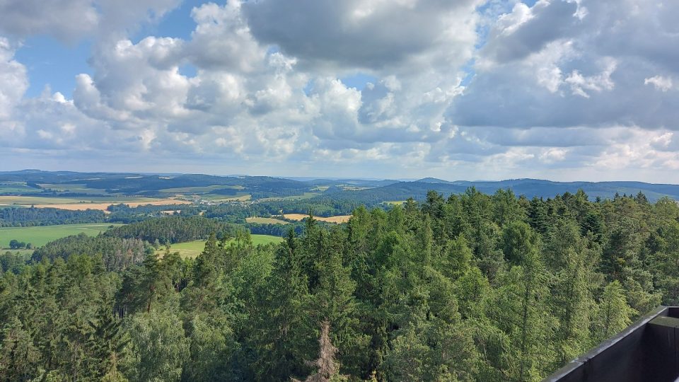 Pohled směrem na Benešovsko