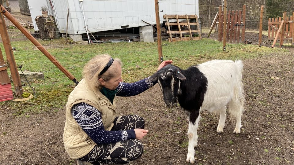 Zakladatelka farmy Kozodoj Pavlína Štyndlová