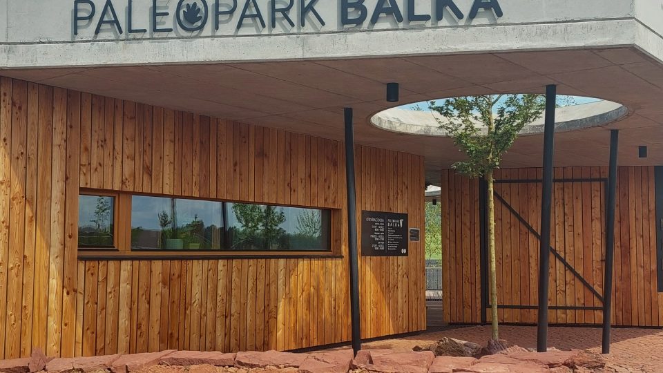 Vstup do areálu Paleoparku Balka