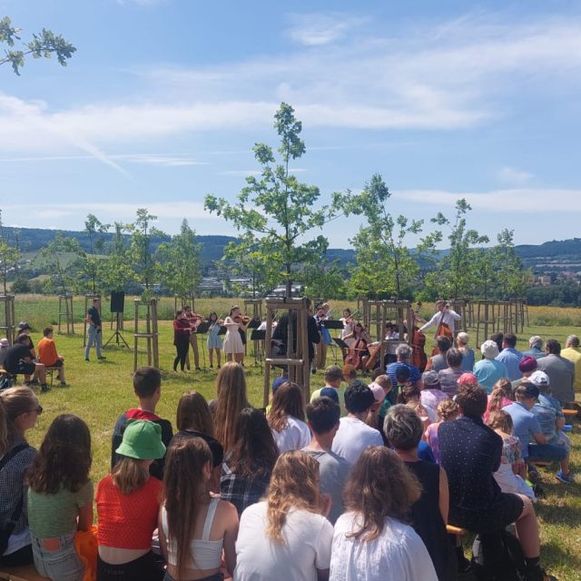 Florální kostel ve Valašském Meziříčí,  slavnostní otevření 2022 | foto: Gabriela Hykl,  Český rozhlas