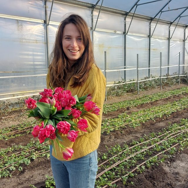 Karol Hábová,  spolumajitelka rodinné květinové farmy Louky květ | foto: Markéta Vejvodová,  Český rozhlas