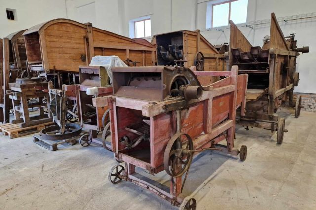 Historické zemědělské stroje Muzea Kroměřížska | foto: Roman Verner,  Český rozhlas