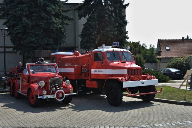 Sbor dobrovolných hasičů Kudlovice - historická cisterna | foto: Jiří Šaroun,  SDH Kudlovice