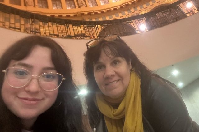 Studentka Elena  (Itálie) z mezikulturního programu AFS a její hostitelská máma Růžena Vorlová | foto: Růžena Vorlová,  Český rozhlas