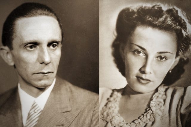 Joseph Goebbels a Lída Baarová | foto: Heinrich Hoffmann,  Bundesarchiv,  Bild 146-1968-101-20A,  Profimedia,  CC BY-SA 3.0