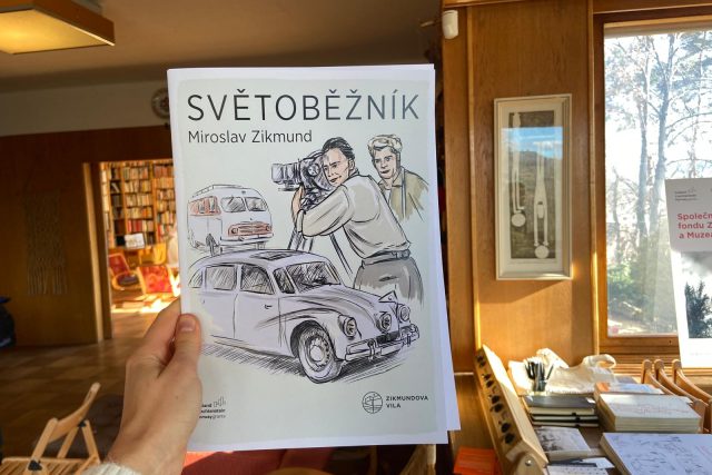 Nadační fond Zikmundova vila,  komiks Světoběžník Miroslav Zikmund | foto: Klára Pelcová,  Český rozhlas